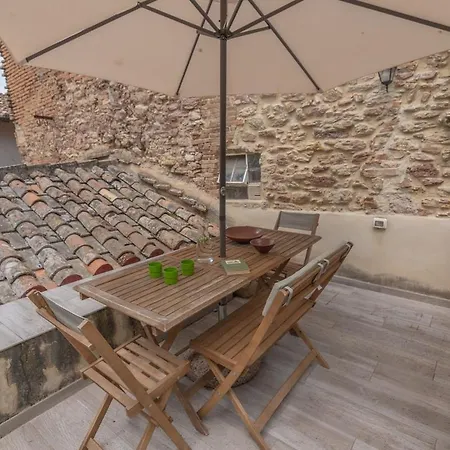 Stone Loft With Cozy Terrace Downtown * Pérouse